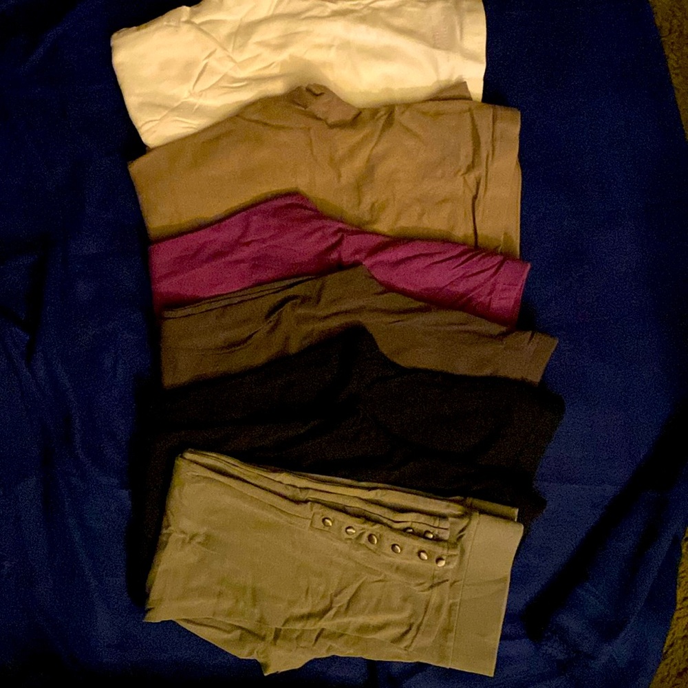 7 pairs of leggings